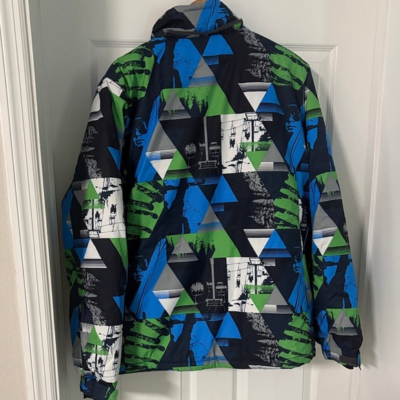 Colorful Geometric Pattern Jacket - Picture 2 of 5